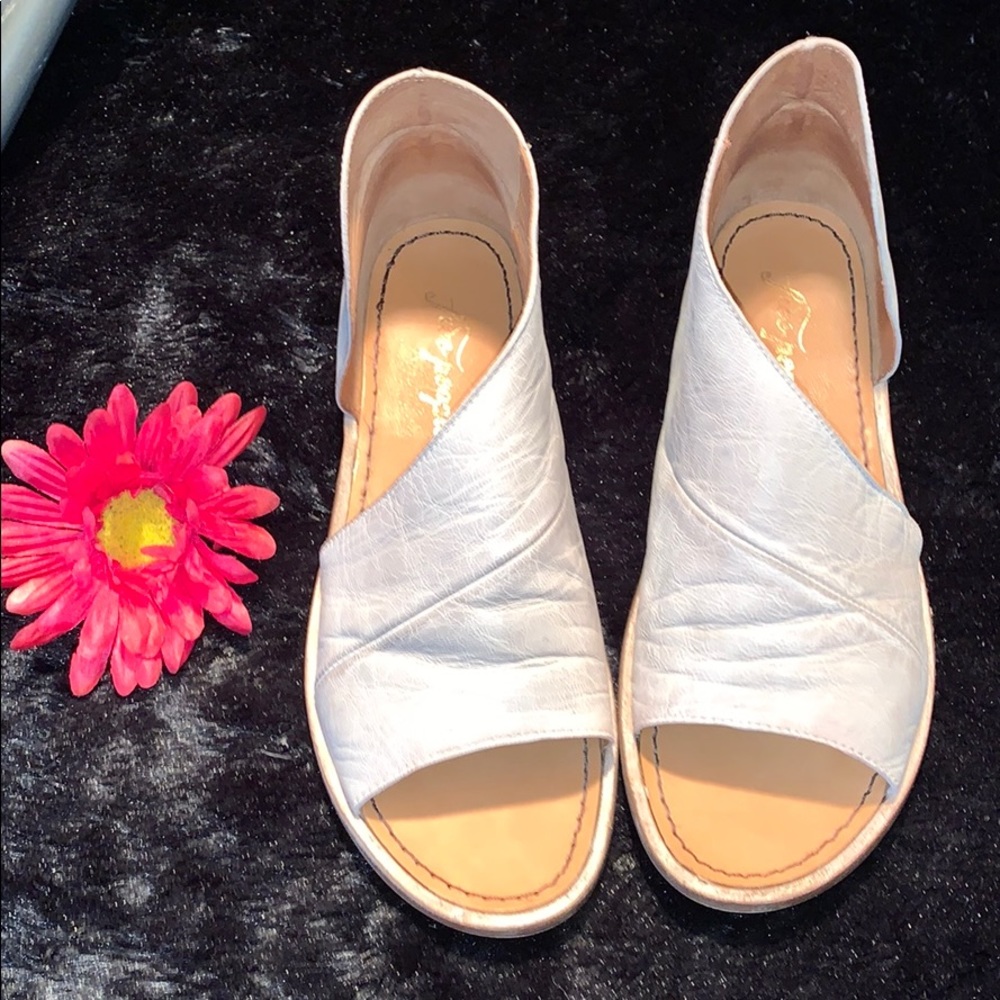 Free People Shoes Size 38 Spain/ 8 Like New White